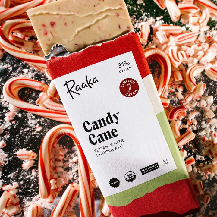 Candy Cane White Chocolate Bar - FJORD AND FABLE