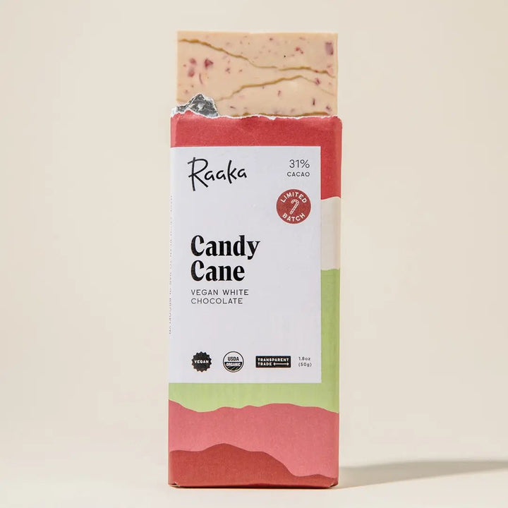 Candy Cane White Chocolate Bar - FJORD AND FABLE