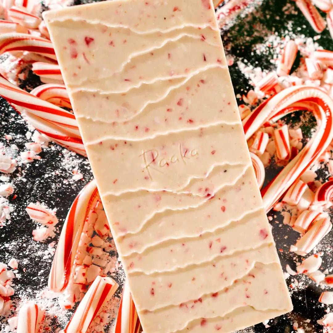 Candy Cane White Chocolate Bar - FJORD AND FABLE