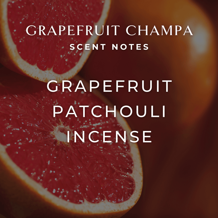 Grapefruit Champa Candle (Outlet) - FJORD AND FABLE