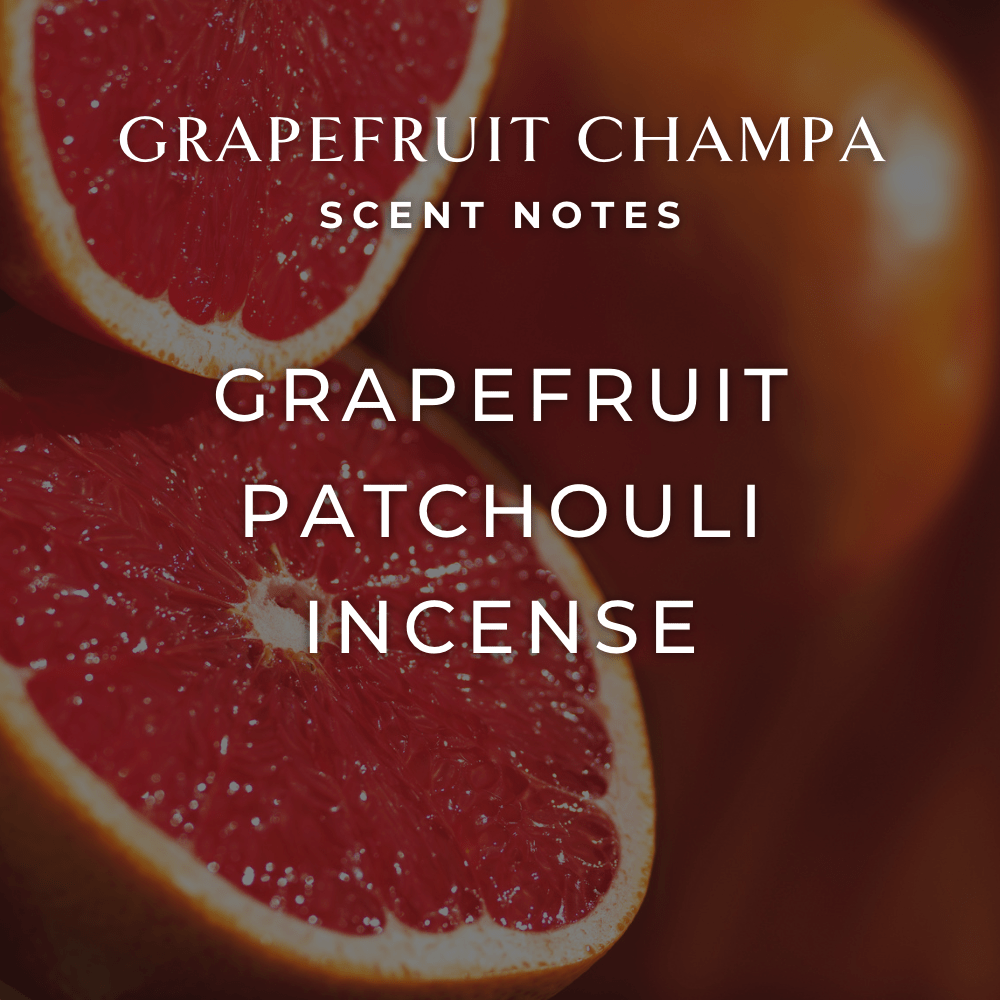 Grapefruit Champa Giant Candle - FJORD AND FABLE