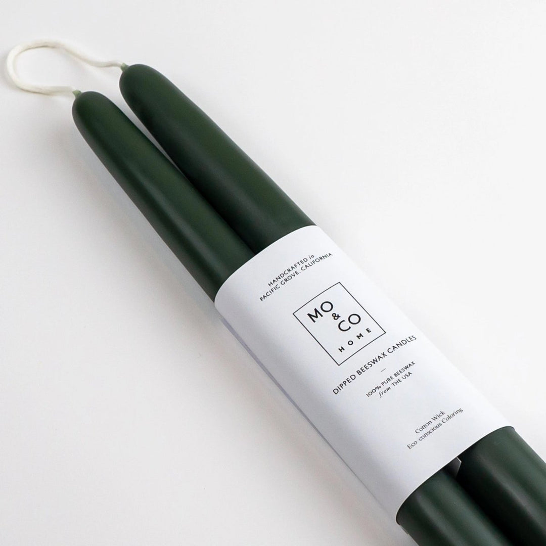 Taper Candle - Forest Green - FJORD AND FABLE