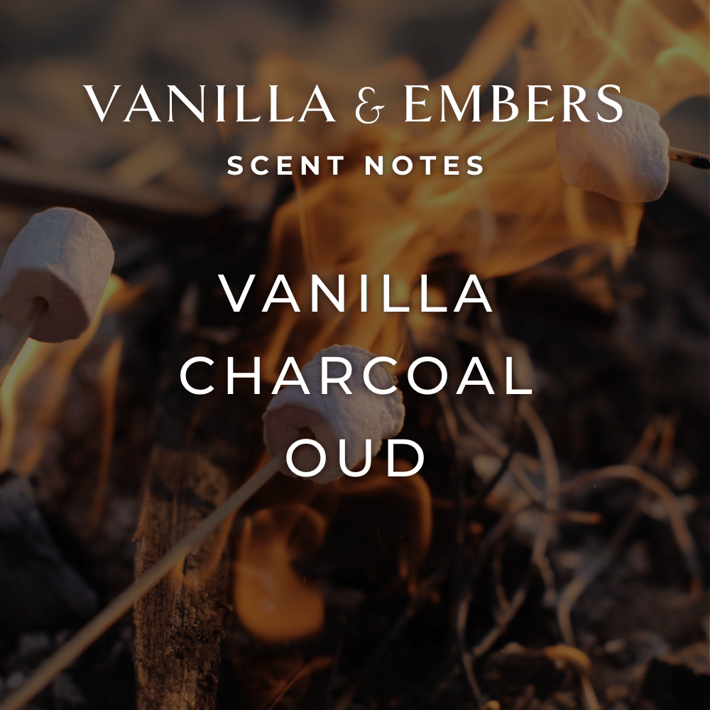 Vanilla & Embers Amber Jar Candle - FJORD AND FABLE