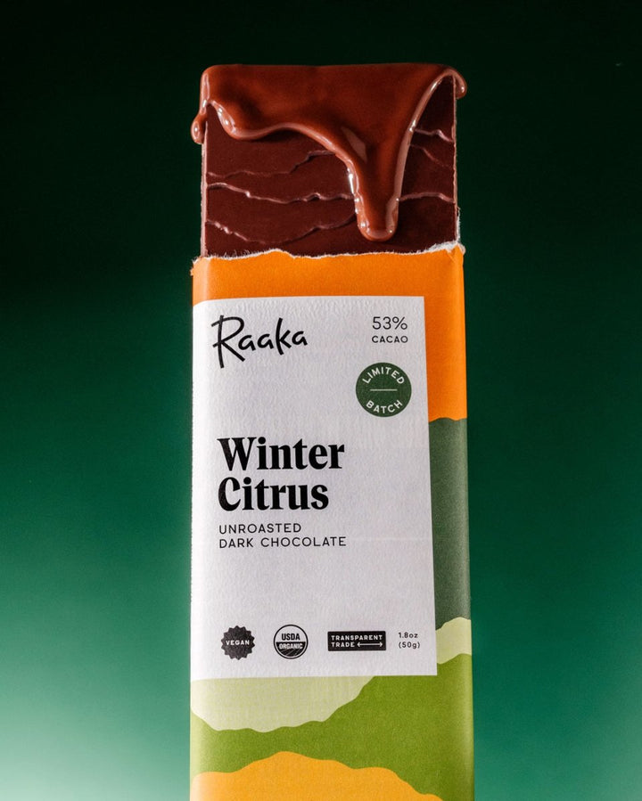 Winter Citrus Dark Chocolate Bar - FJORD AND FABLE